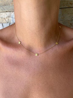 Gold Nuggets Necklace 18k