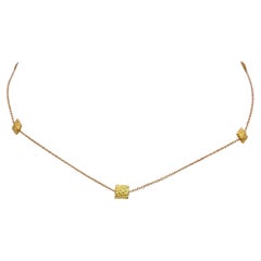 Gold Nuggets Necklace 18k
