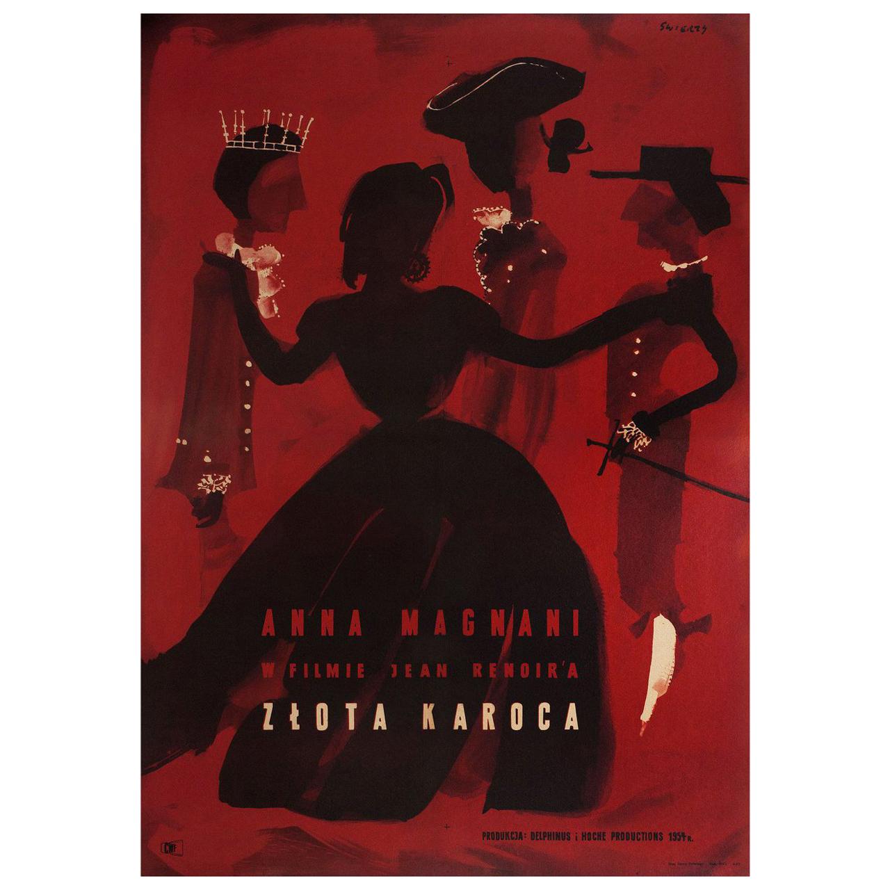 The Golden Coach 1954 Polish A1 Film Poster For Sale