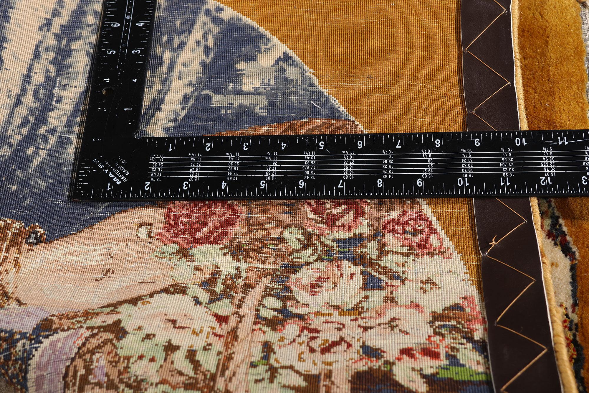 Lana La Musa del Frutteto d'Oro: Capolavoro pittorico persiano di Tabriz dalla grazia senza tempo in vendita