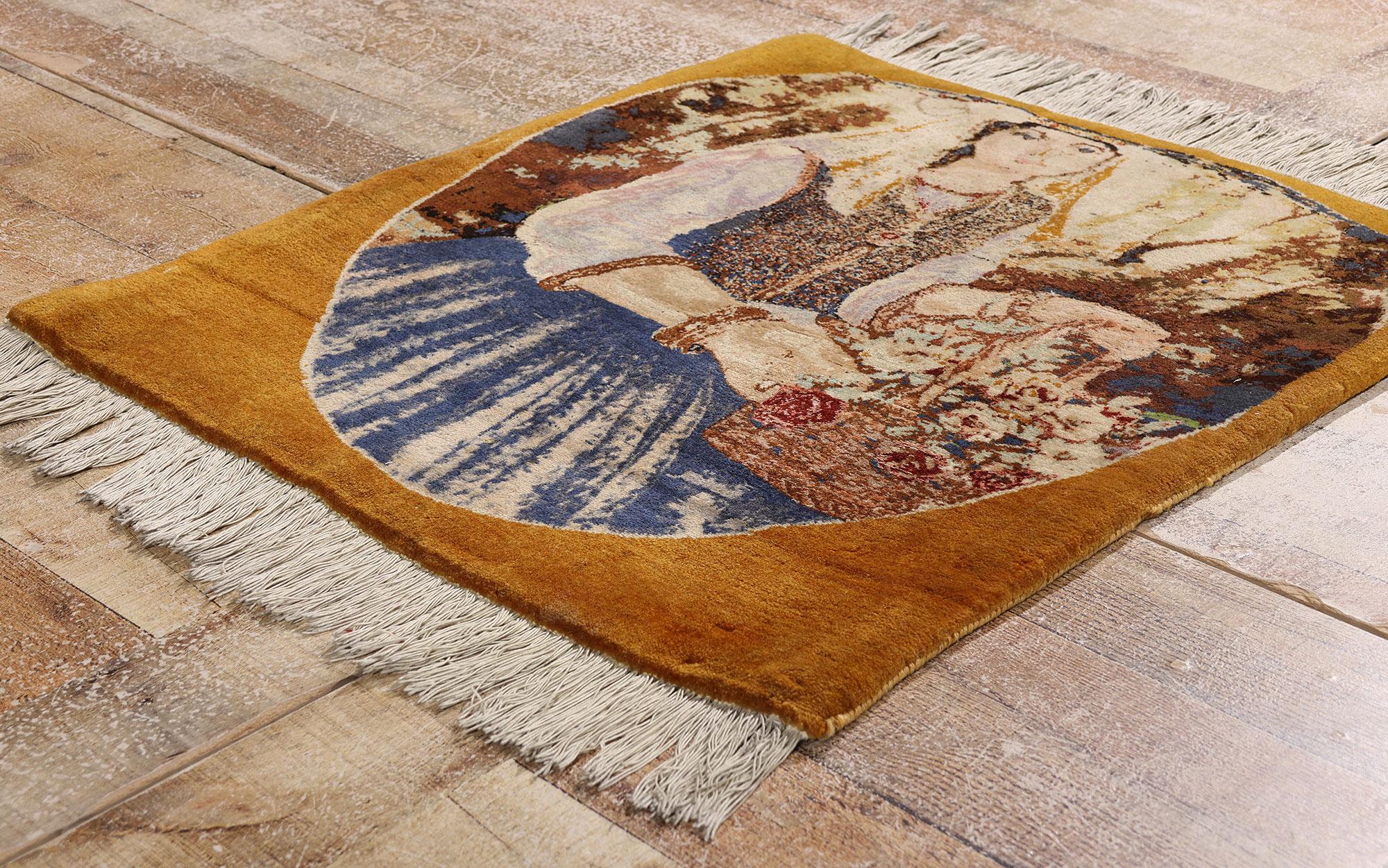 La Musa del Frutteto d'Oro: Capolavoro pittorico persiano di Tabriz dalla grazia senza tempo in vendita 1