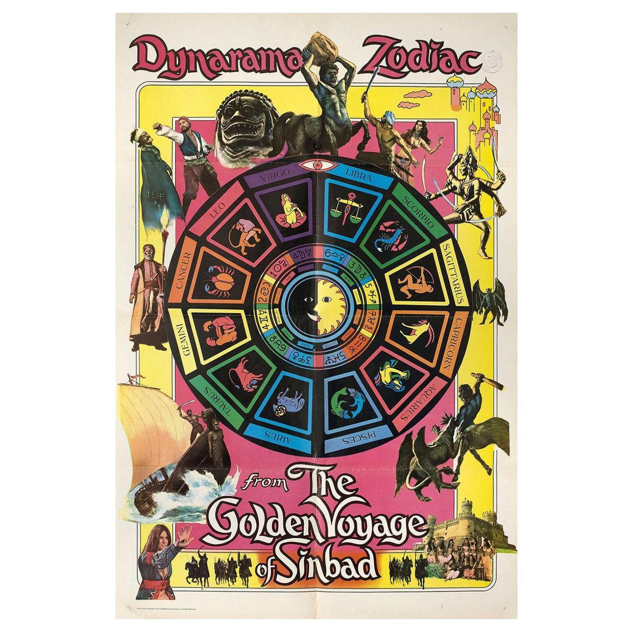 The Golden Voyage of Sinbad 1973 U.S. One Sheet Film Poster