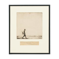 The Golfer, Etching by Barclay