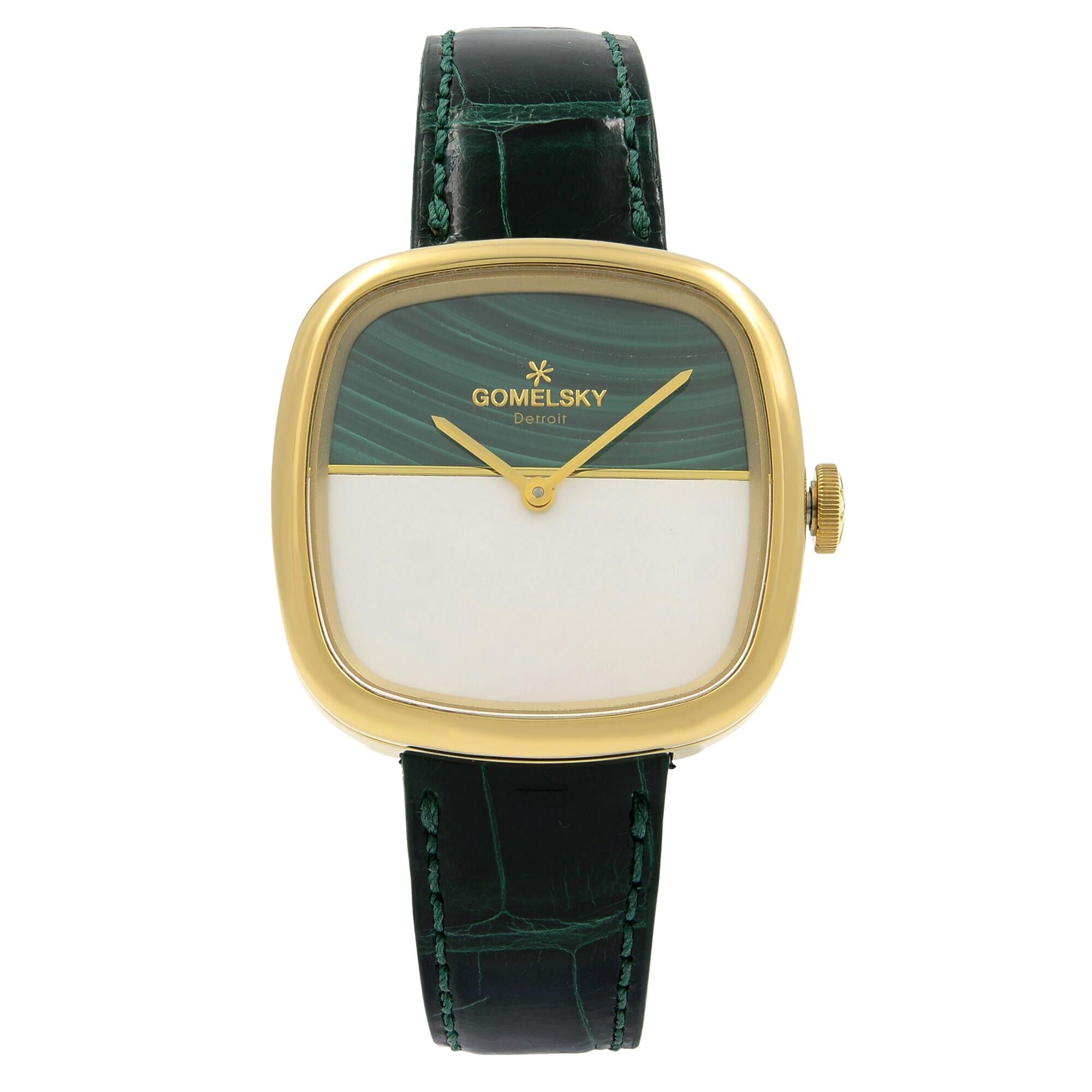 The Gomelsky 'Eppie' Malachite MOP Dial Quartz Ladies Watch G0120083082