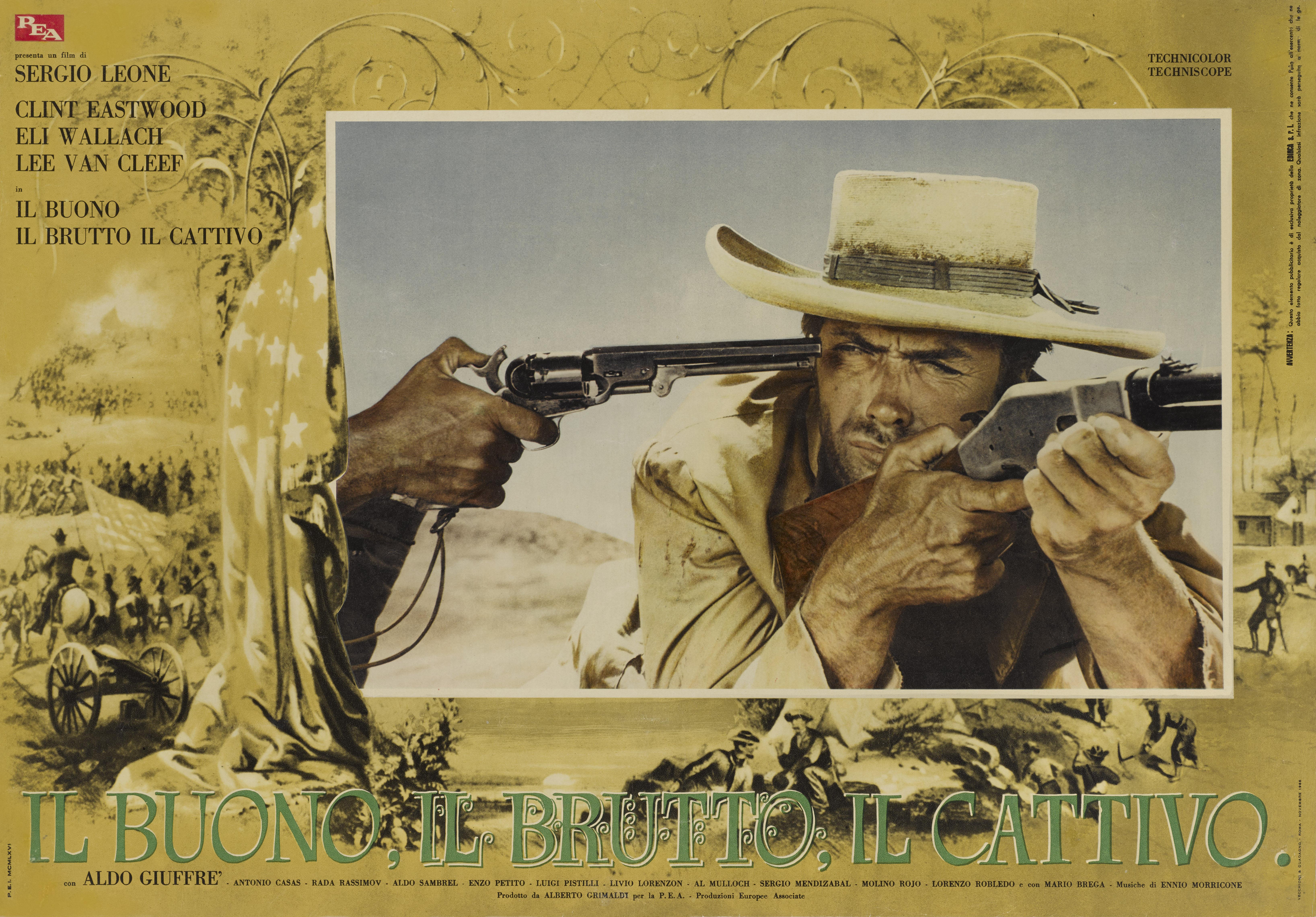 affiche le bon la brute et le truand