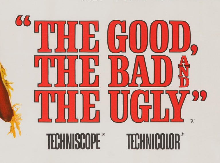 The Good, The Bad and The Ugly Original British Film Poster, 1966 at ...