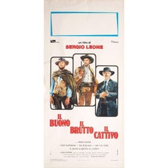 The Good, the Bad and the Ugly R1970s Italian Locandina Film Poster