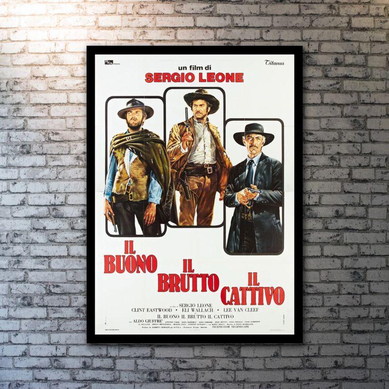 The Good, The Bad and The Ugly, Unframed Poster, 1976

Original 4 Foglio (55 X 79 Inches). A bounty hunting scam joins two men in an uneasy alliance against a third in a race to find a fortune in gold buried in a remote cemetery.

Year: 1976