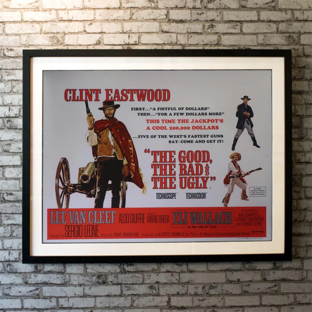 The Good, The Bad And The Ugly, Unframed Poster, 1966

Original British Quad (30 X 40 Inches). A bounty hunting scam joins two men in an uneasy alliance against a third in a race to find a fortune in gold buried in a remote cemetery.

Year: