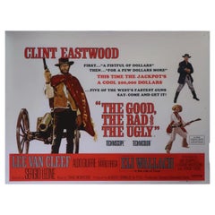 Vintage The Good, The Bad And The Ugly, Unframed Poster with Linen Backing, 1966