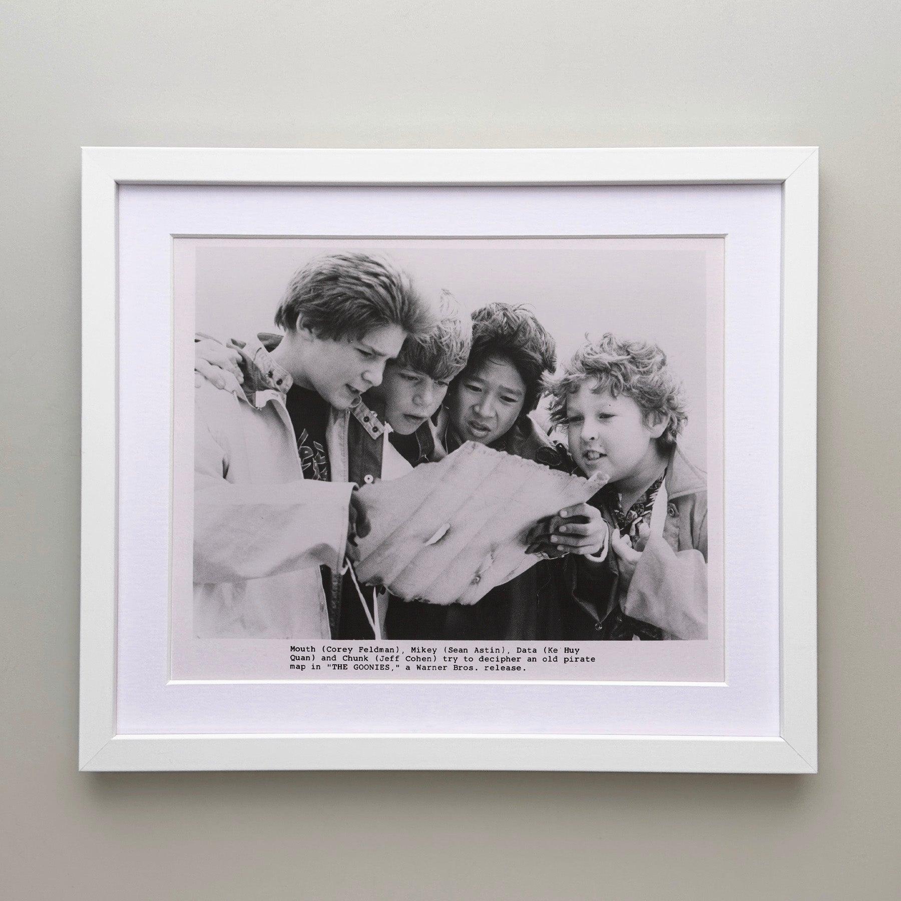 Américain The Goonies 1985 Publicity Film Movie Press Still Framed en vente