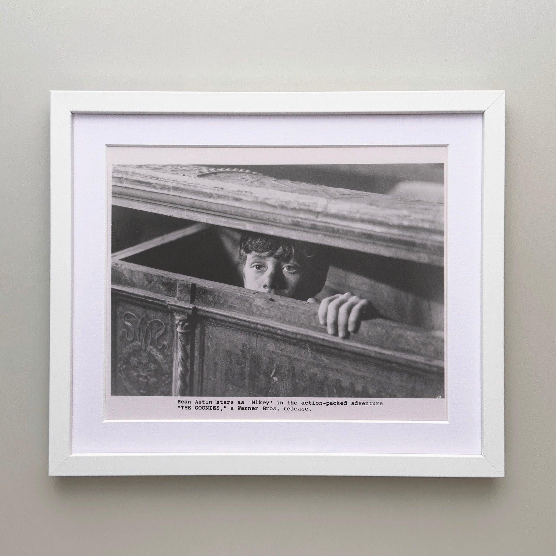 Américain The Goonies 1985 Publicity Film Movie Press Still Framed en vente
