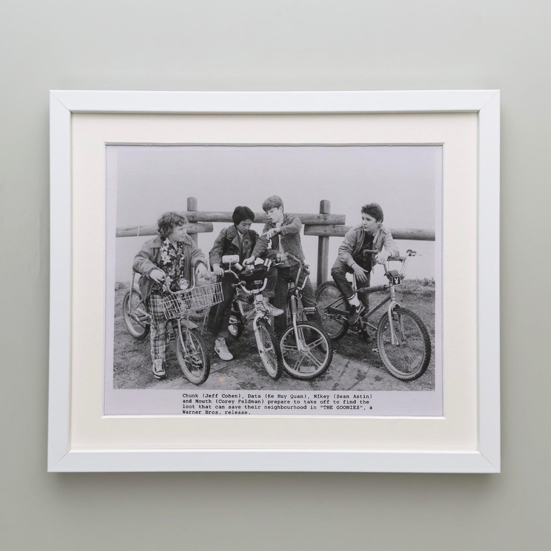 The Goonies 1985 Publicity Film Movie Press Still Framed In Excellent Condition For Sale In Bath, Somerset