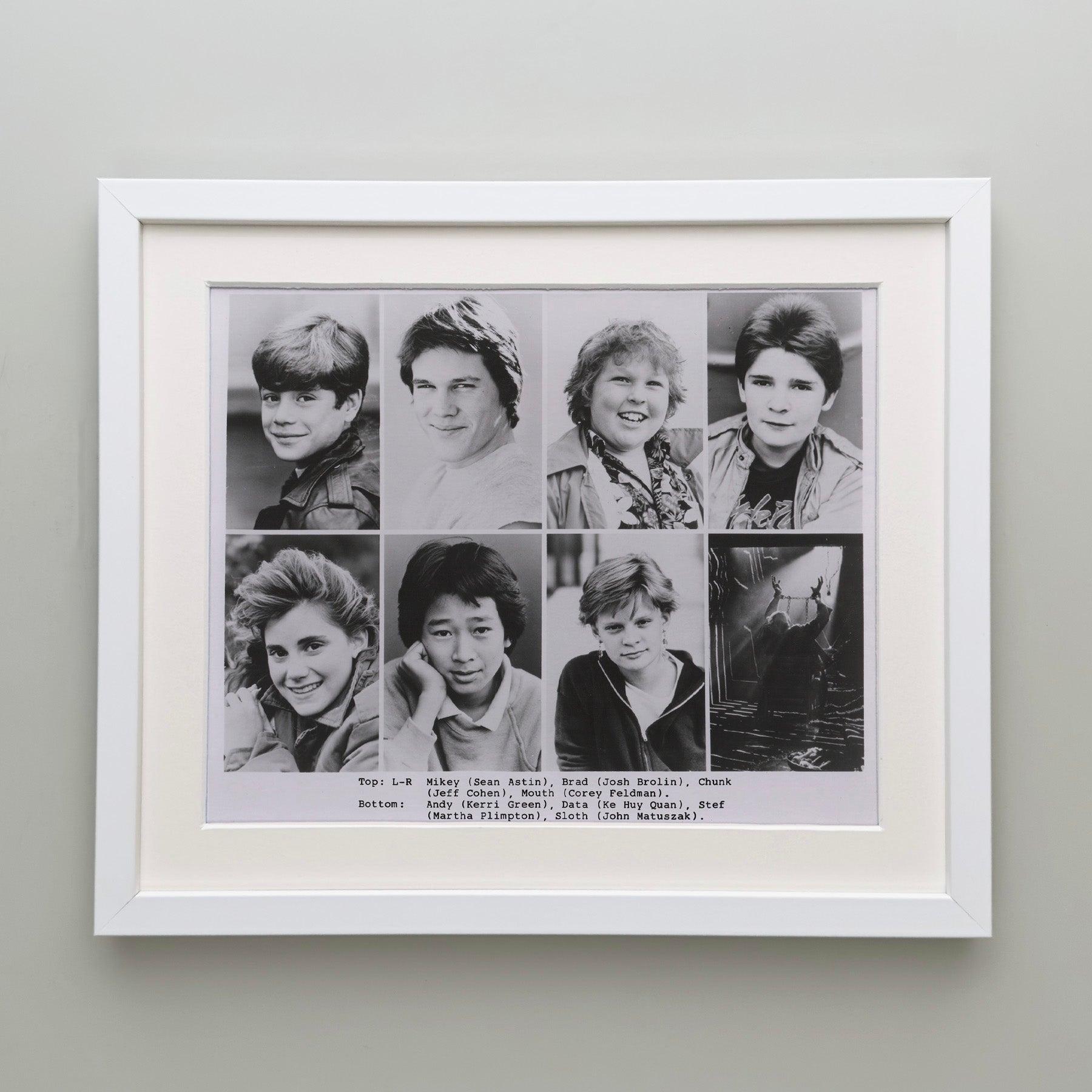The Goonies 1985 Publicity Film Movie Press Still Framed Excellent état - En vente à Bath, Somerset