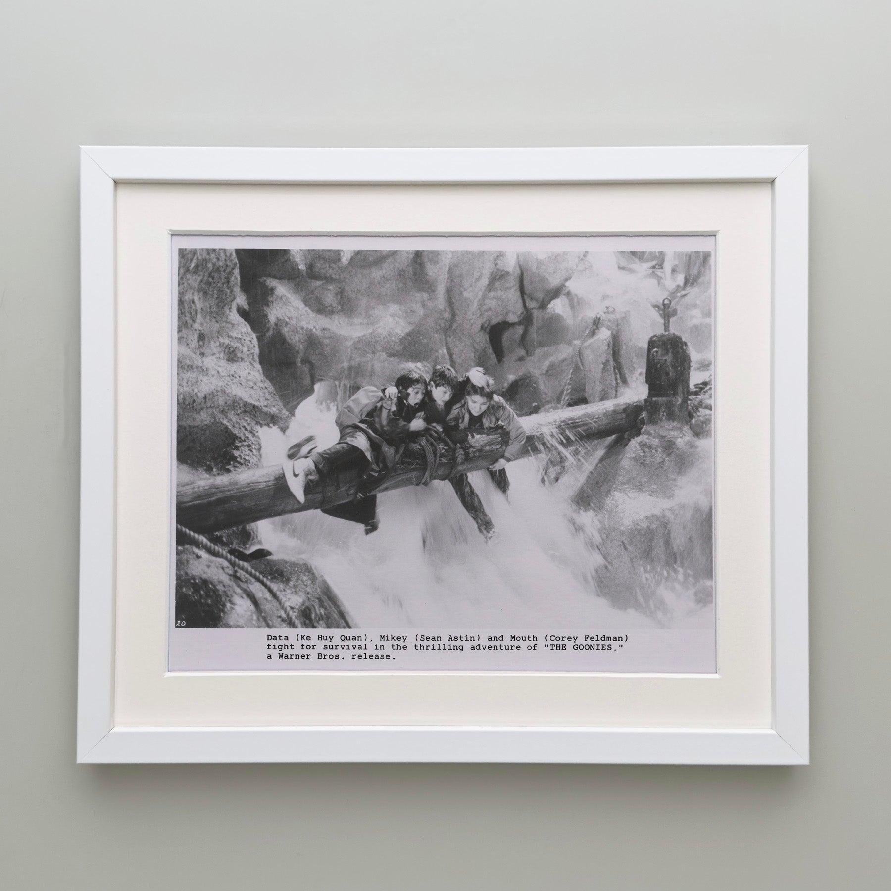 The Goonies 1985 Publicity Film Movie Press Still Framed Excellent état - En vente à Bath, Somerset