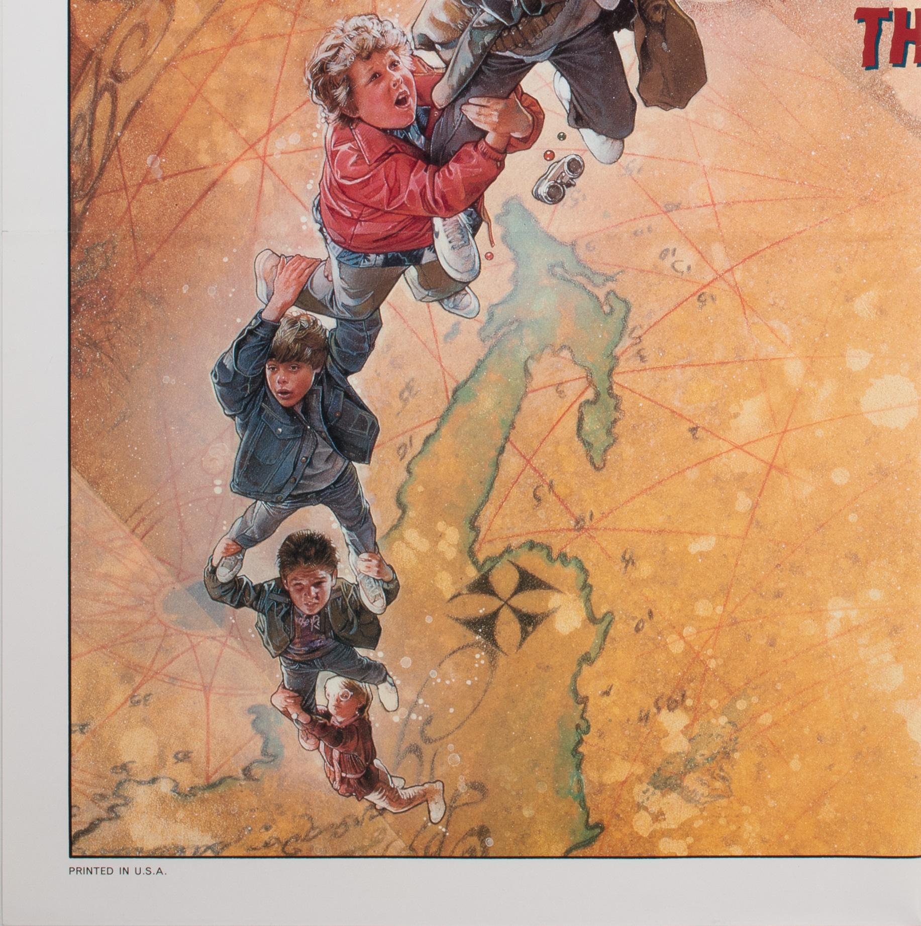 Affiche US 1 du film Les Goonies, 1985, DREW STRUZAN en vente 1