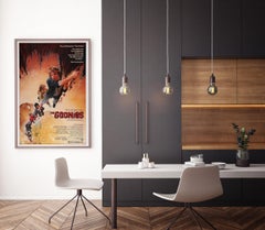 'The Goonies' Original Vintage US One Sheet Movie Poster by Drew Struzan, 1985