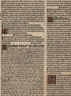 The Gospel Is True!, Philemon Hebrews 1, 1522 Latin Bible Leaf Medieval
