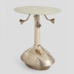 The Grace Table in Bronze, Made in the UK by Sister - Sculptural and Elegant