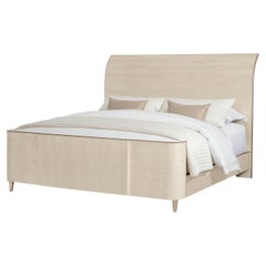La graciosa cama King de estilo Art Déco