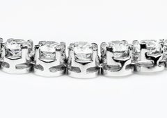 Graduated Rivière Diamond, Classic Single Strand Eternity Necklace/Headpiece