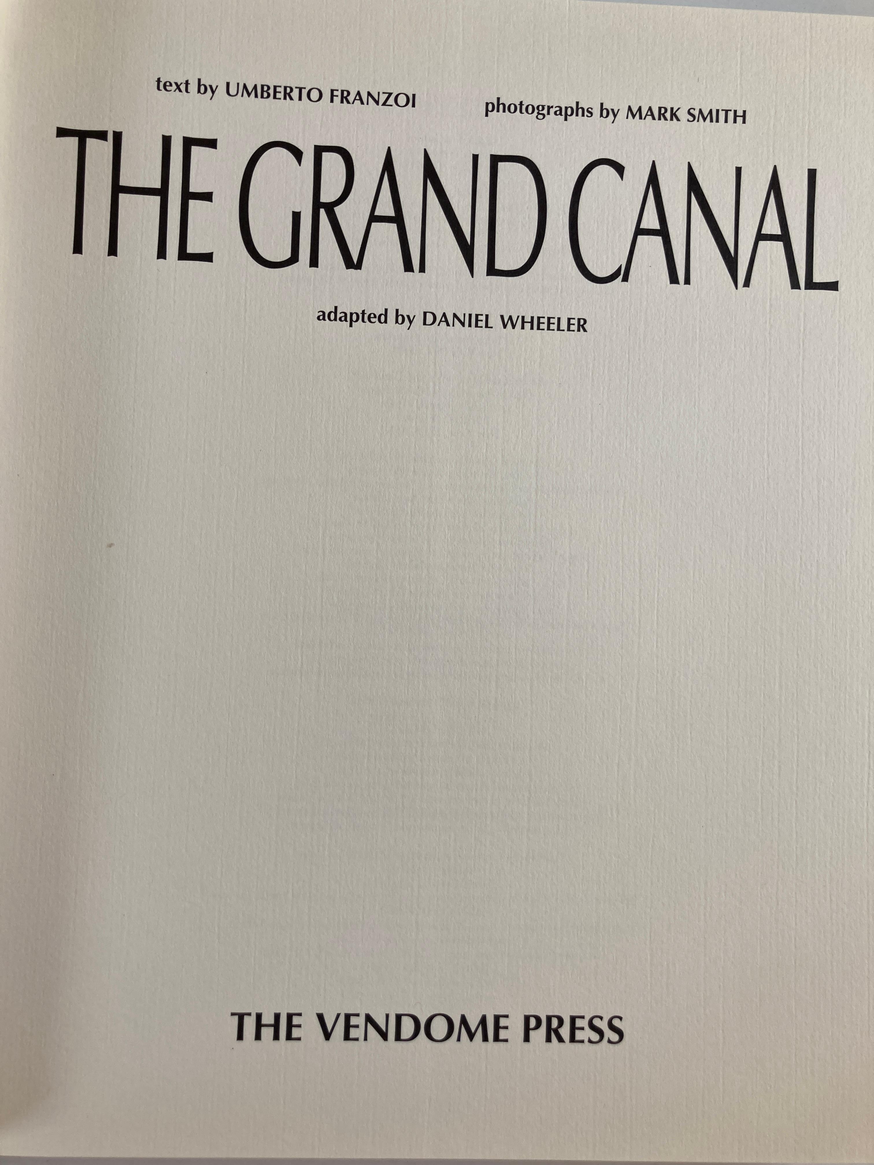 20th Century The Grand Canal by Umberto Franzoi Hardcover Coffee Table Book