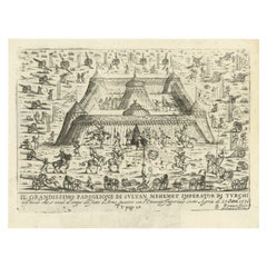 The Grand Pavilion of Sultan Mehmet III at the Battle of Eger in Hungary, 1596