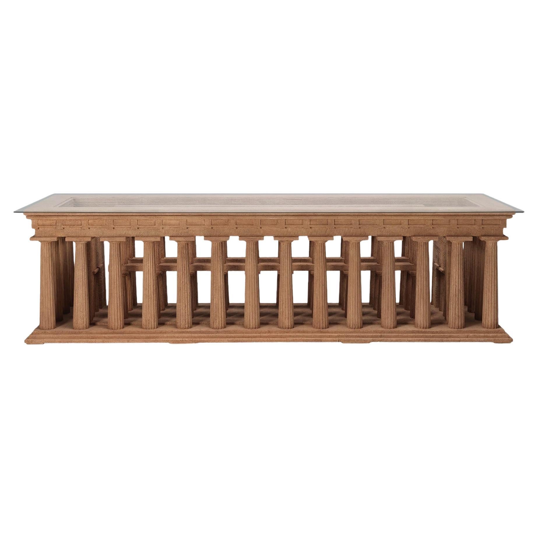 Grand Tour Paestum Hall / Console Table For Sale