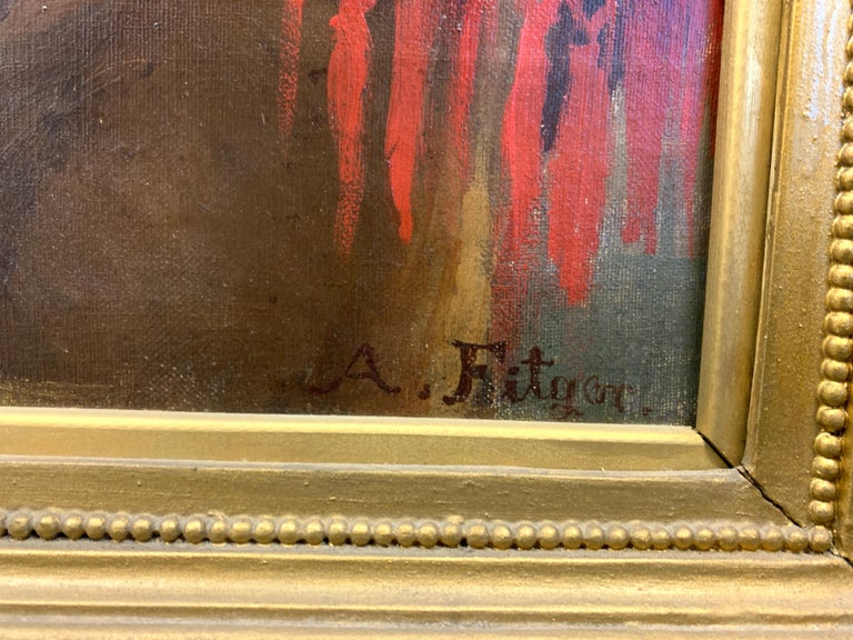 TraubenherbstGemälde von Arthur Heinrich Wilhelm Fitger im Angebot bei