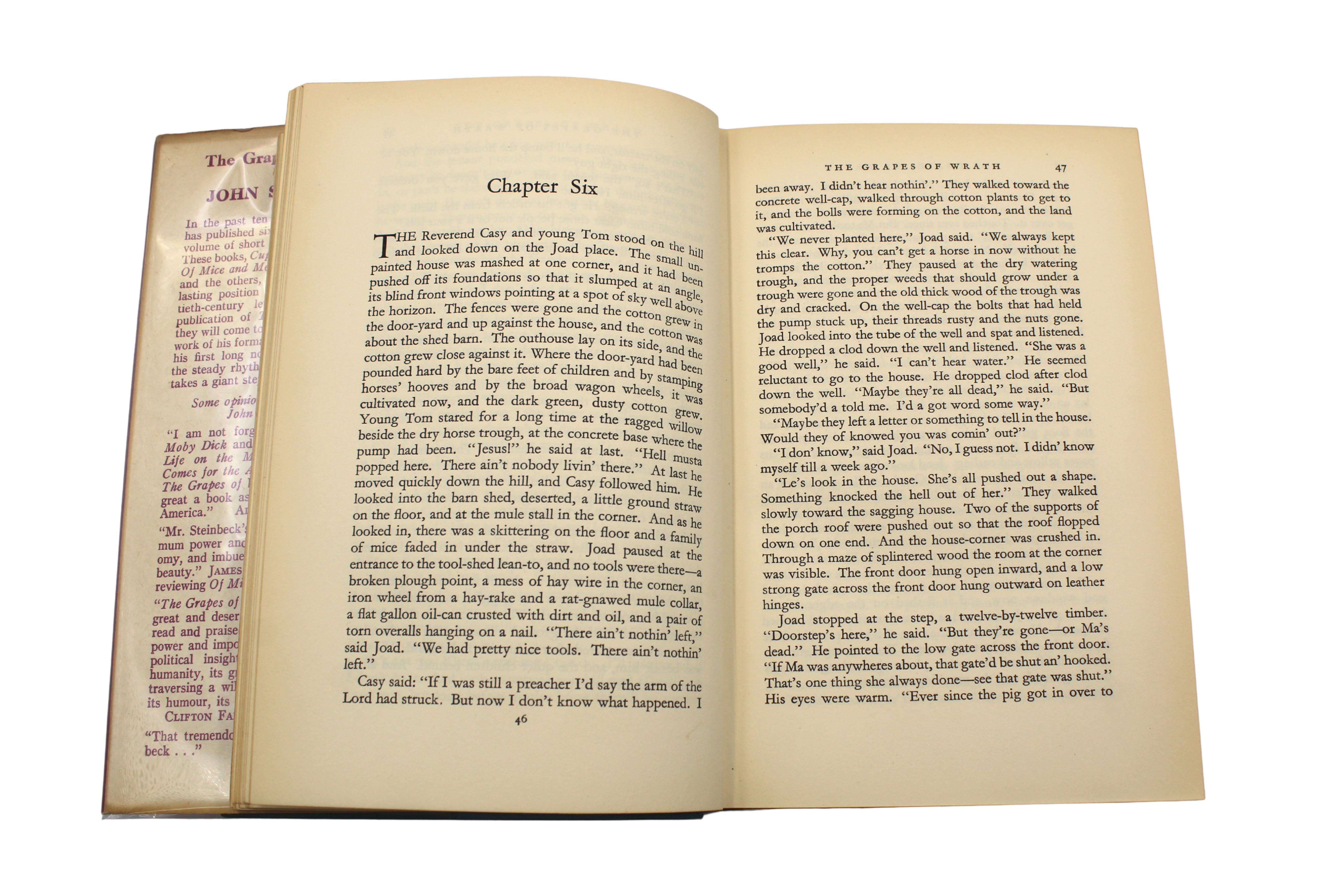 The Grapes of Wrath by John Steinbeck, First UK Edition, 1939 en vente 3