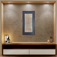 "The Grateful Crane" / Kimono Art, Textile Wall Art, Japanese Art