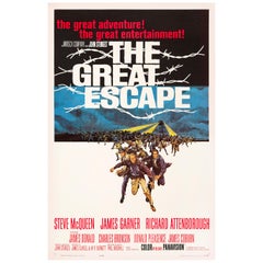 'The Great Escape' Original Vintage US One Sheet Movie Poster, 1963