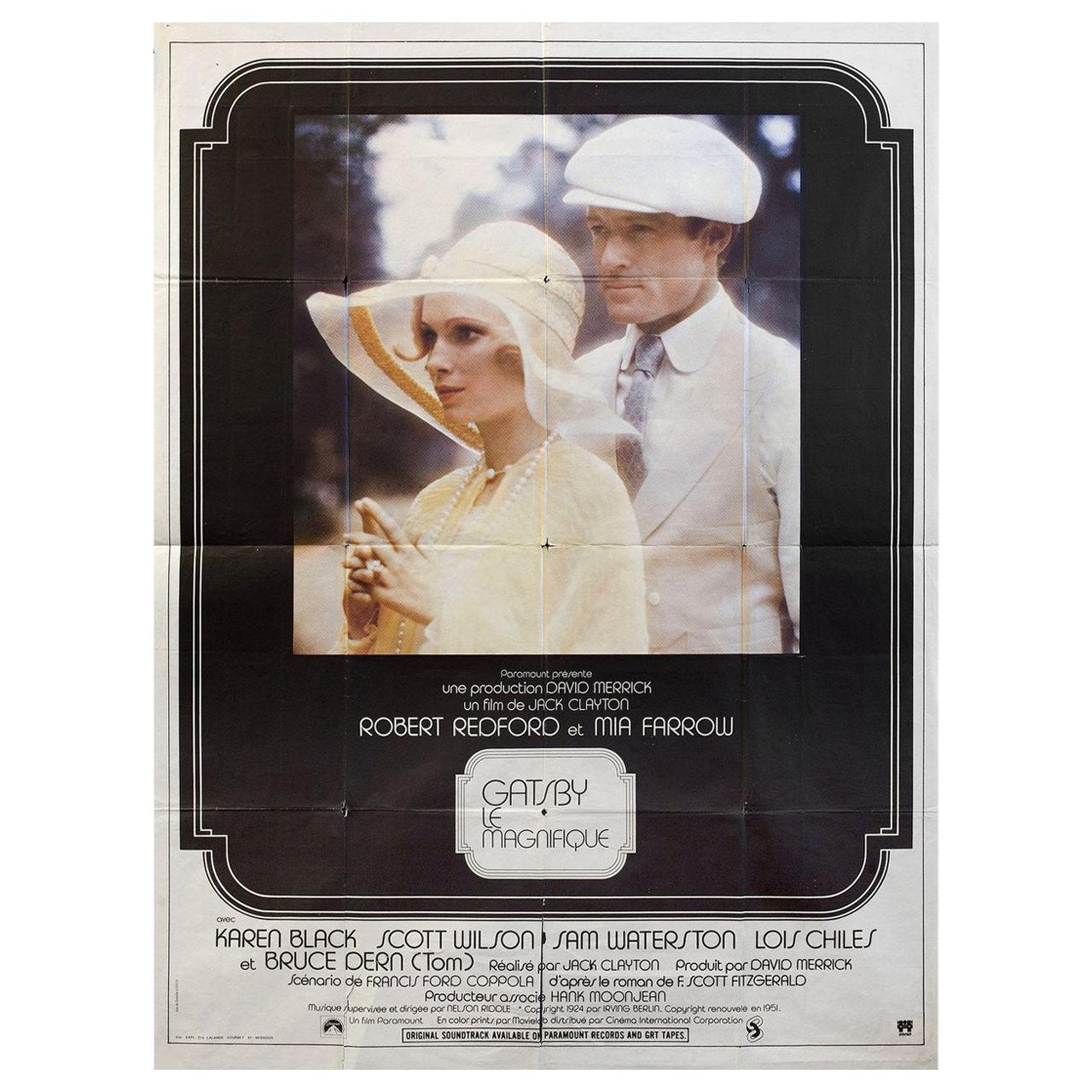 ‘The Great Gatsby” 1974 French Grande Film Poster