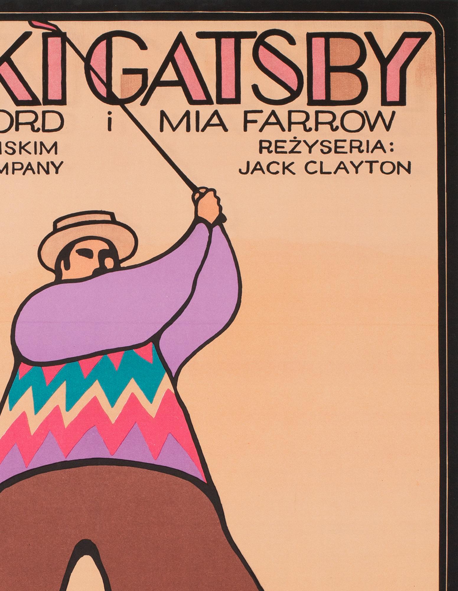 20th Century The Great Gatsby 1975 Polish A1 Film Movie Poster, Flisak