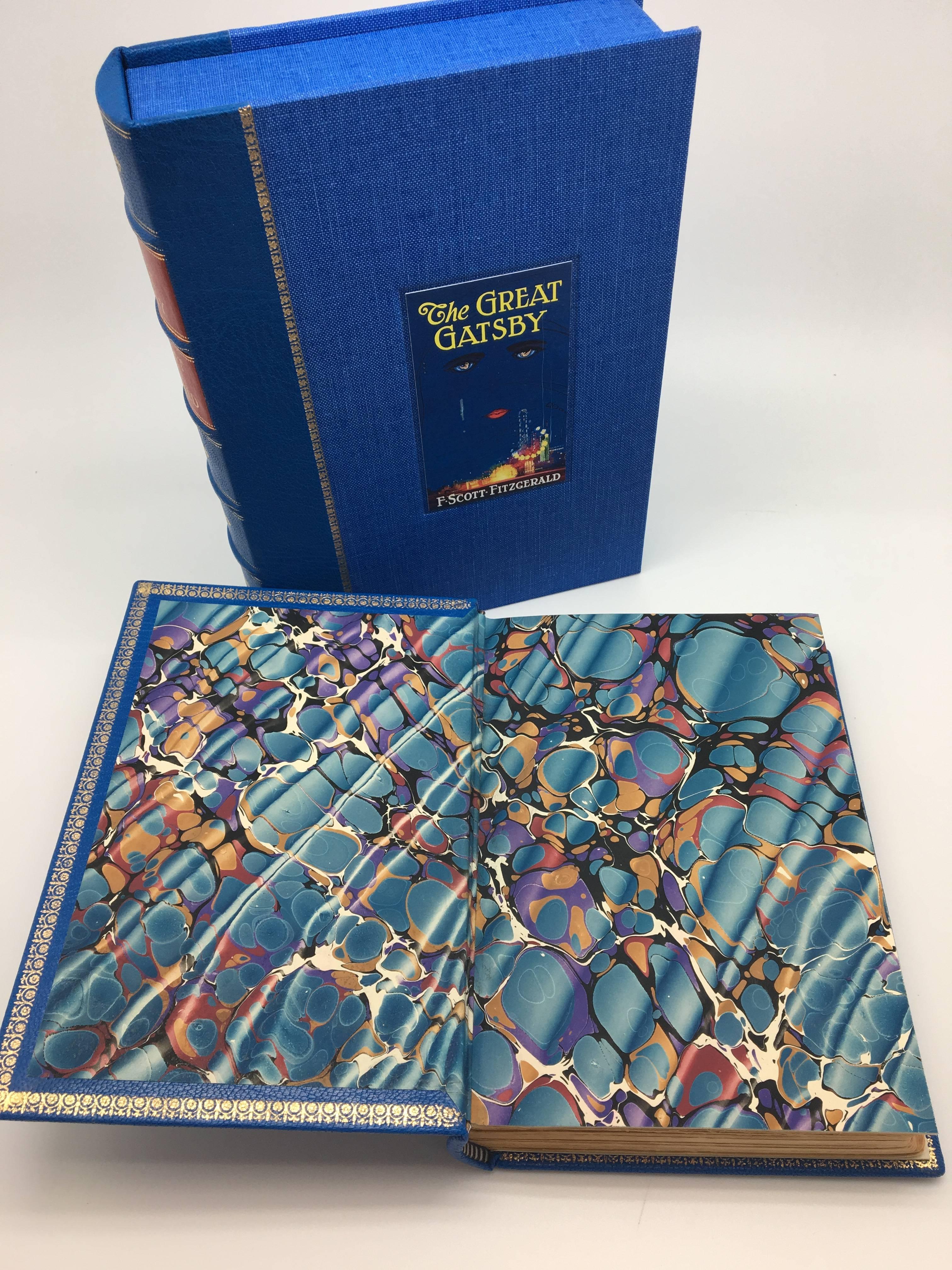 the great gatsby leather bound book