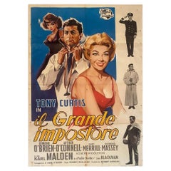 The Great Impostor - huge Italian movie poster first edition from 1962