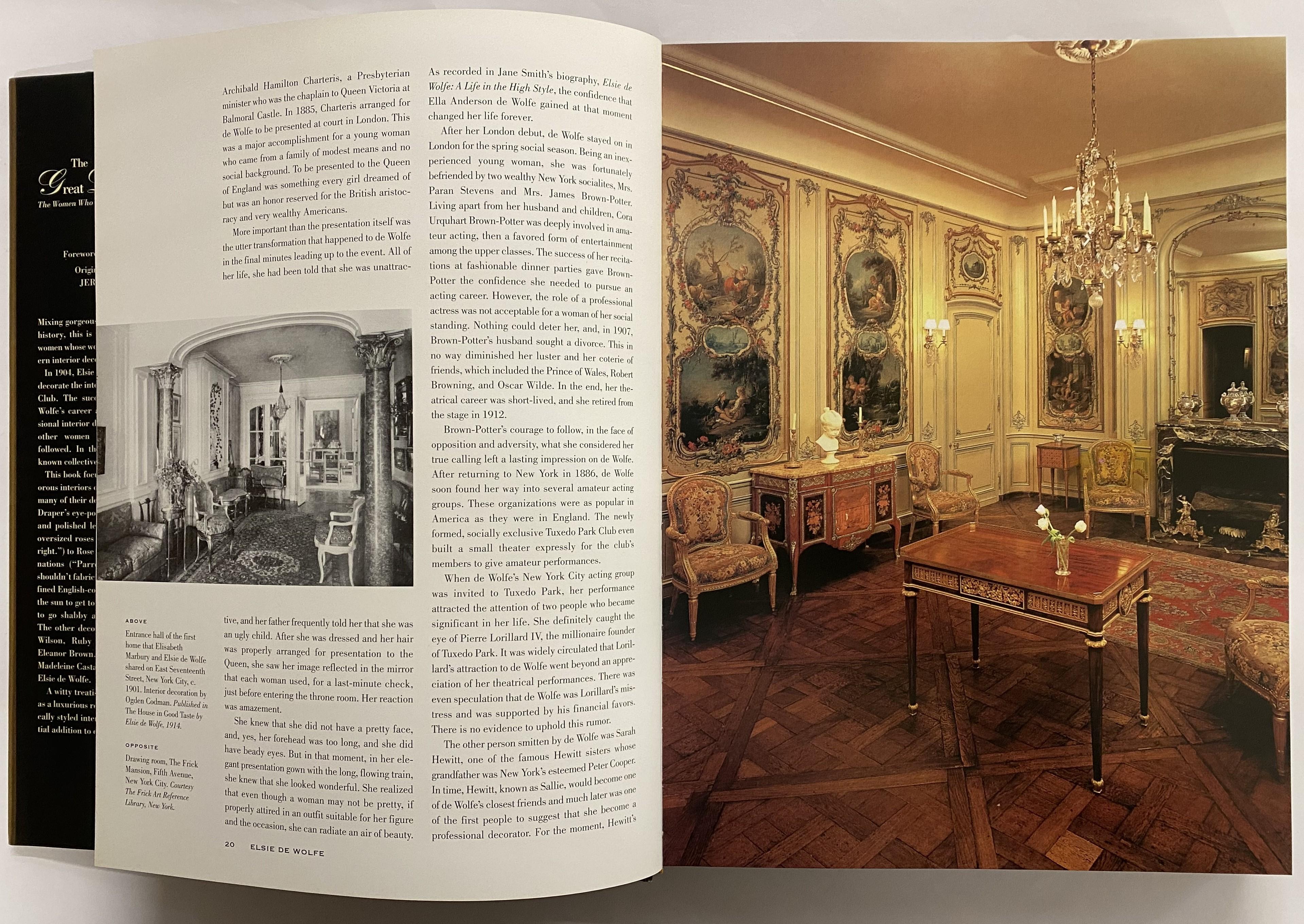 The Great Lady Decorators by Adam Lewis (Book) In Good Condition For Sale In North Yorkshire, GB