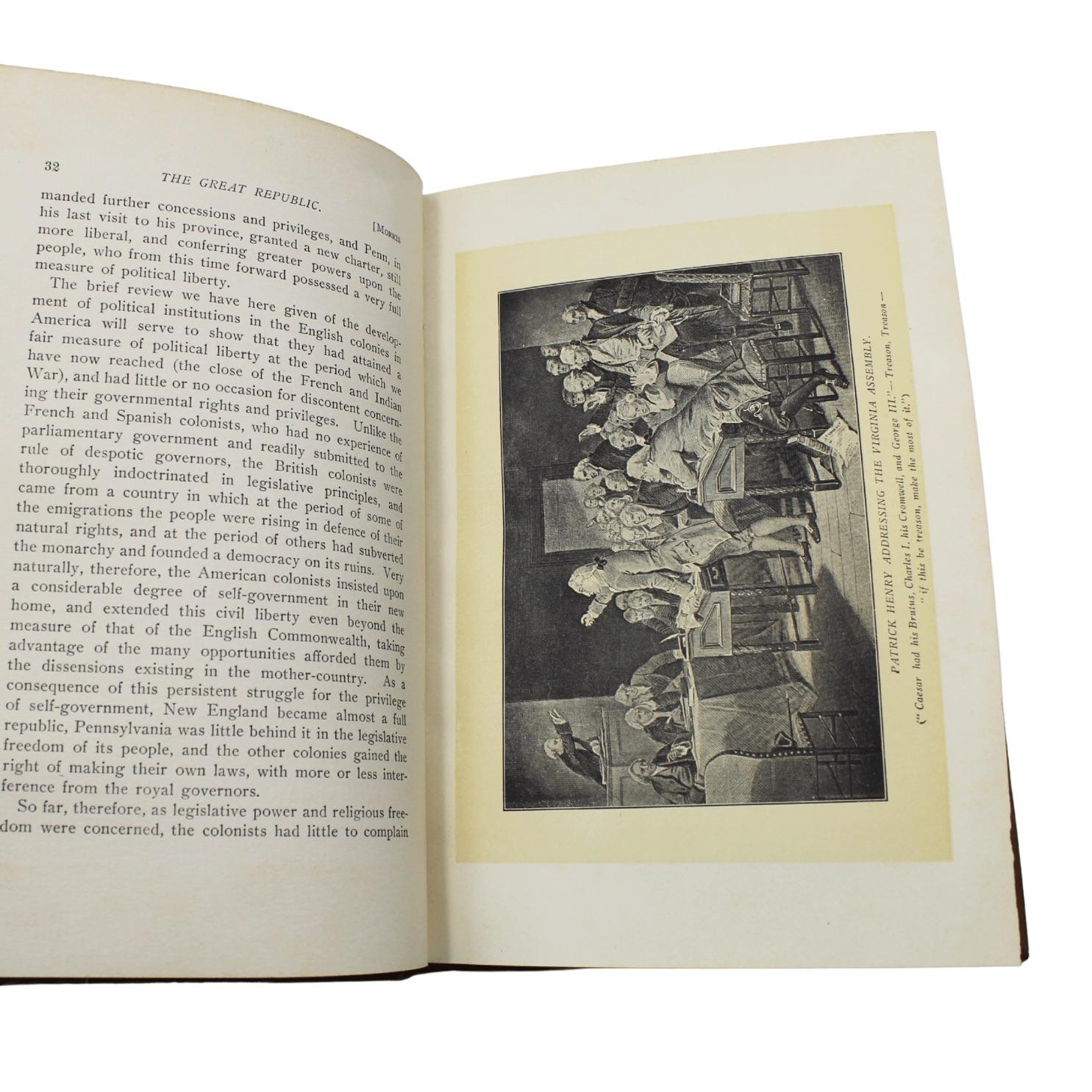 « The Great Republic by the Master Historians, édité par Charles Morris, 4 Vols en vente 3