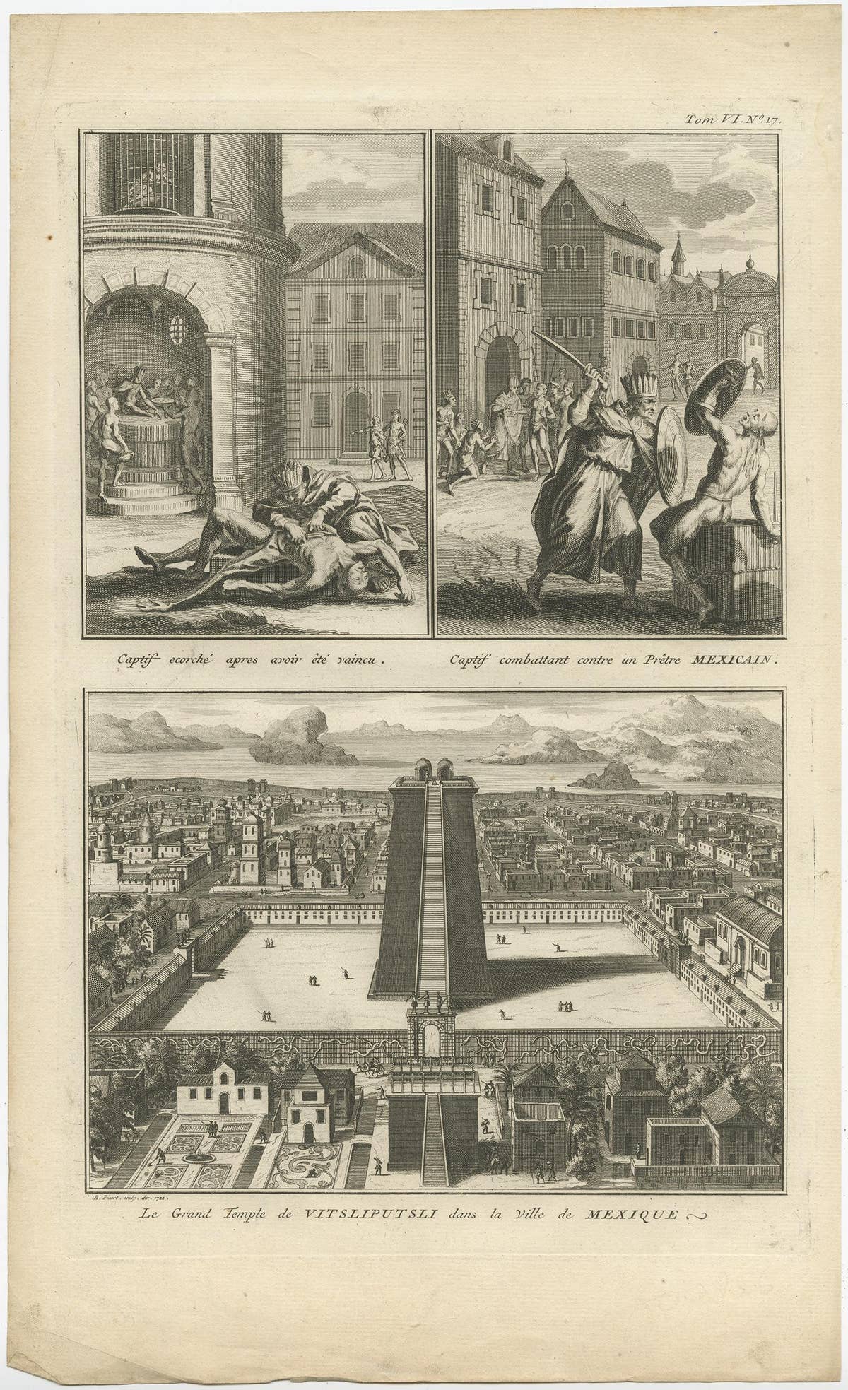 The Great Temple of Vitsliputsli in Mexico City and a Few Murder Scenes, 1722