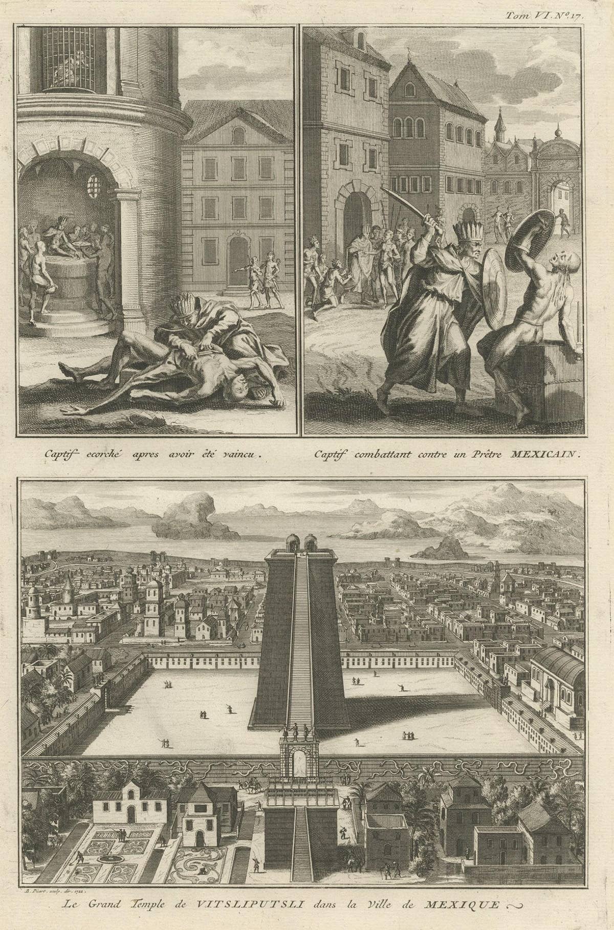 The Great Temple of Vitsliputsli in Mexico City and a Few Murder Scenes, 1722