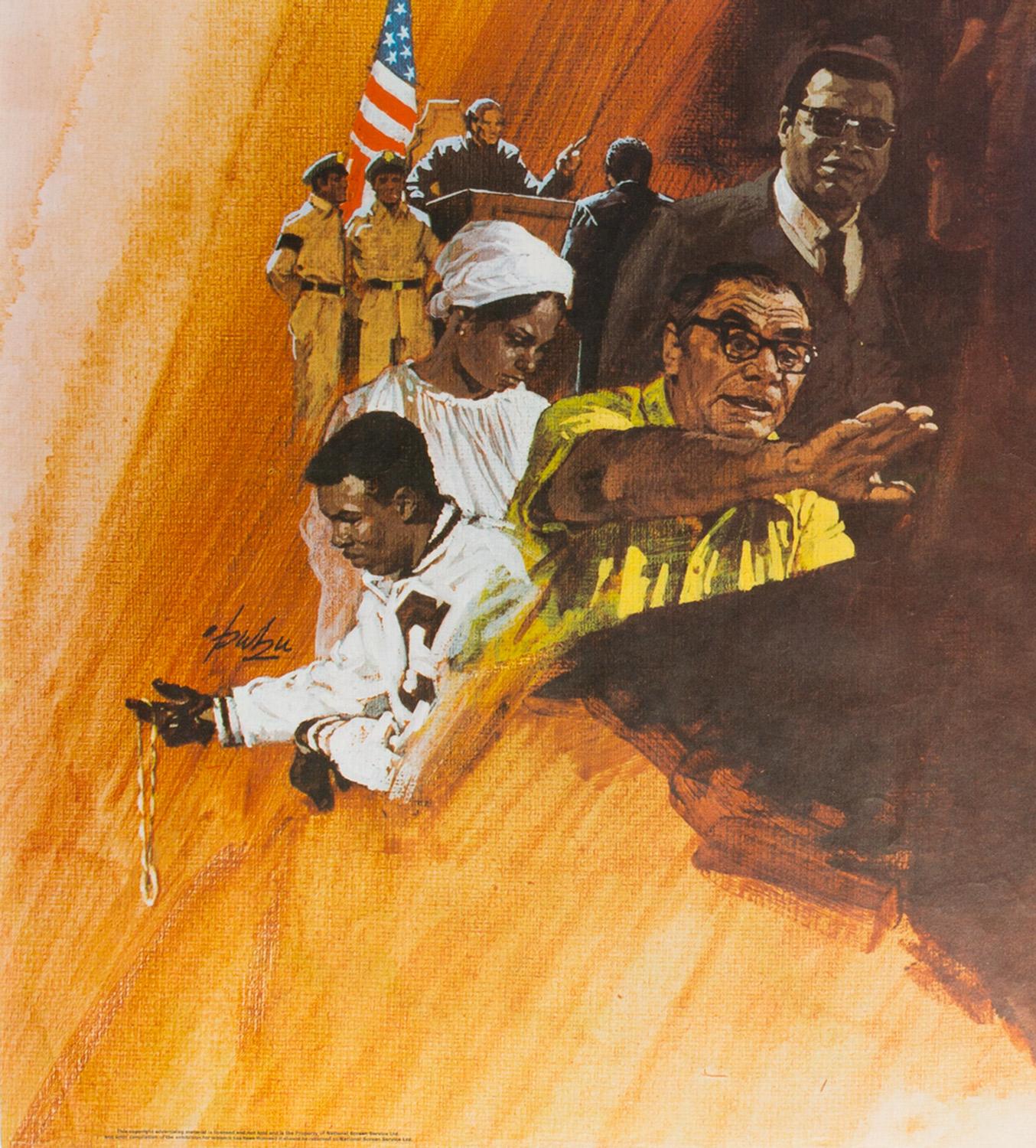 20th Century Greatest, Muhammad Ali British Film Poster, 1966, Arnaldo Putzu