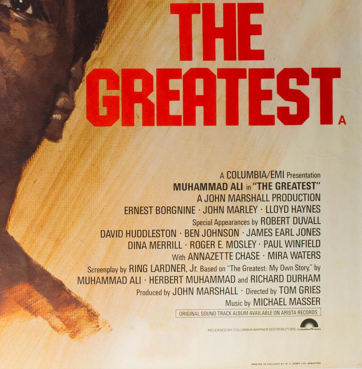 Greatest, Muhammad Ali British Film Poster, 1966, Arnaldo Putzu 2