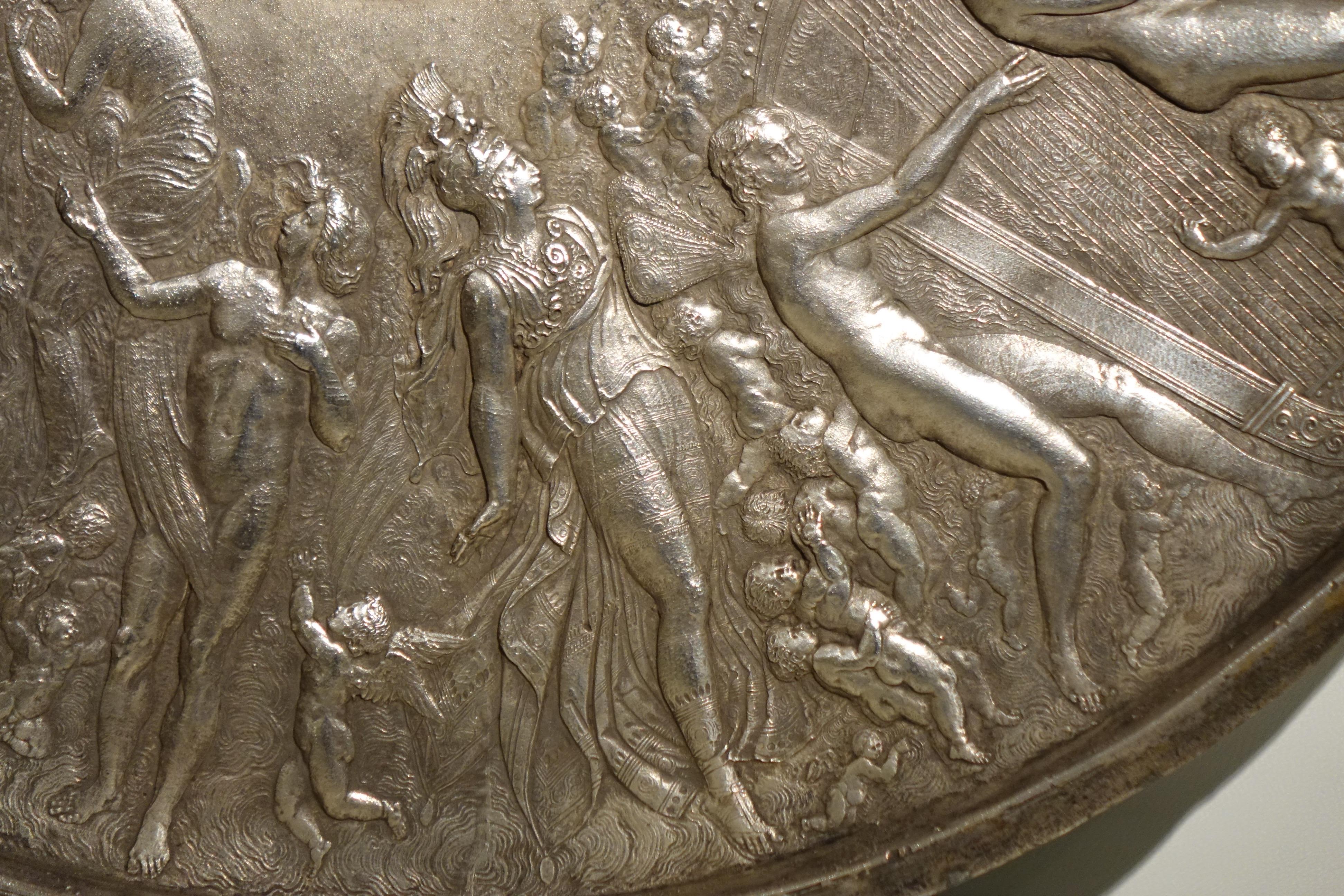 Silver Plate The Greek Pantheon, Galvanoplasty circa 1880