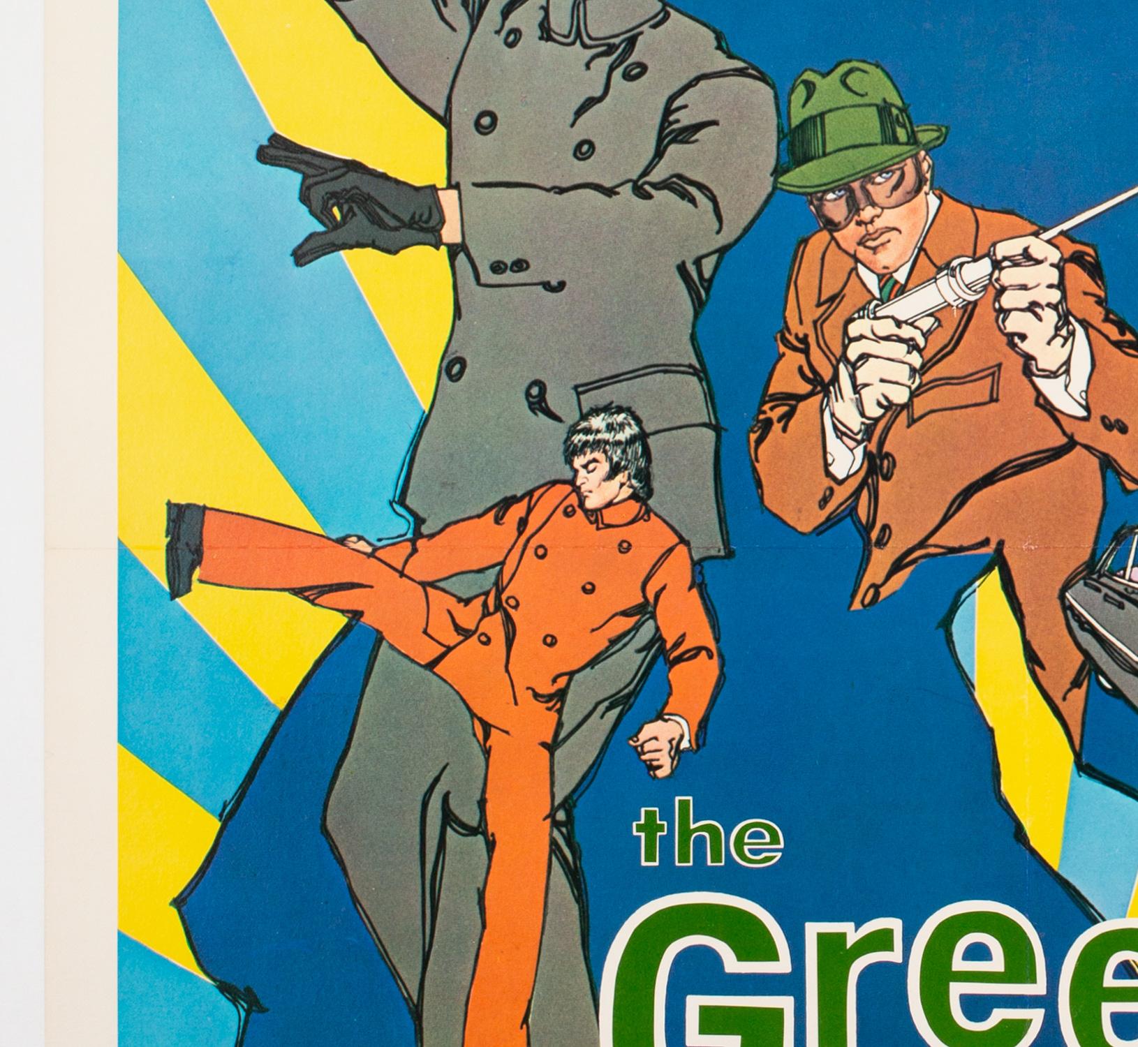 Lin Affiche du film La corne verte, États-Unis, 1974, format US 1, style titre vert, support en lin en vente