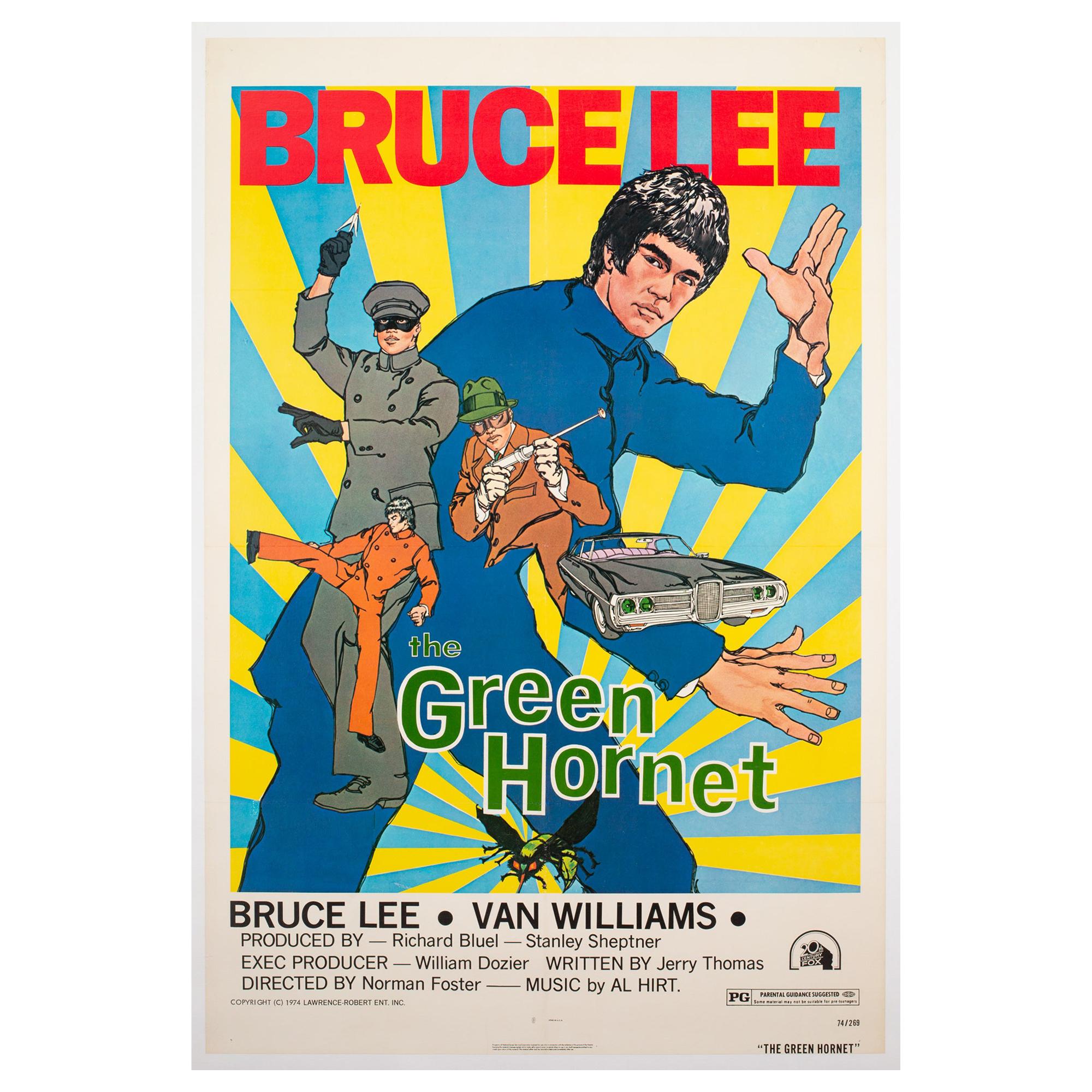 Affiche du film La corne verte, États-Unis, 1974, format US 1, style titre vert, support en lin en vente