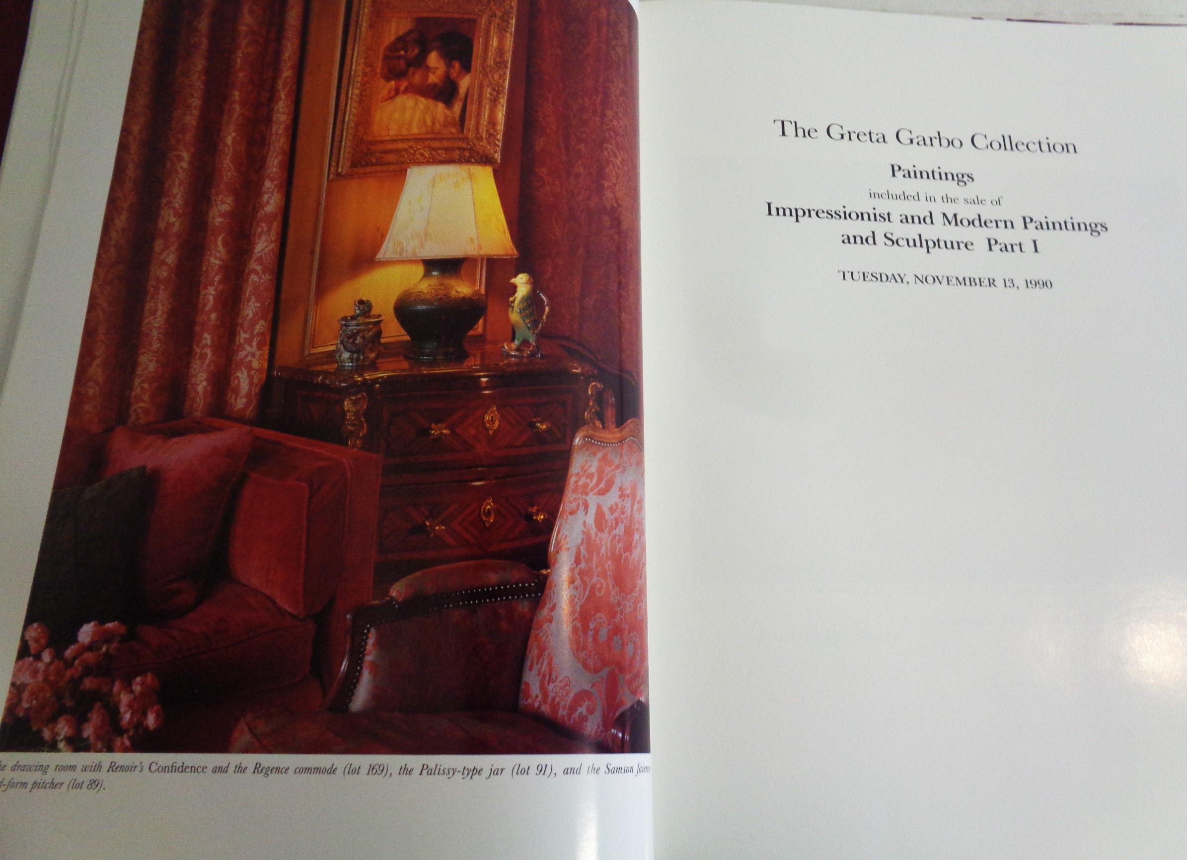 The Greta Garbo Collection Auction Catalog - 1990 Sotheby's - 1st Edition For Sale 2