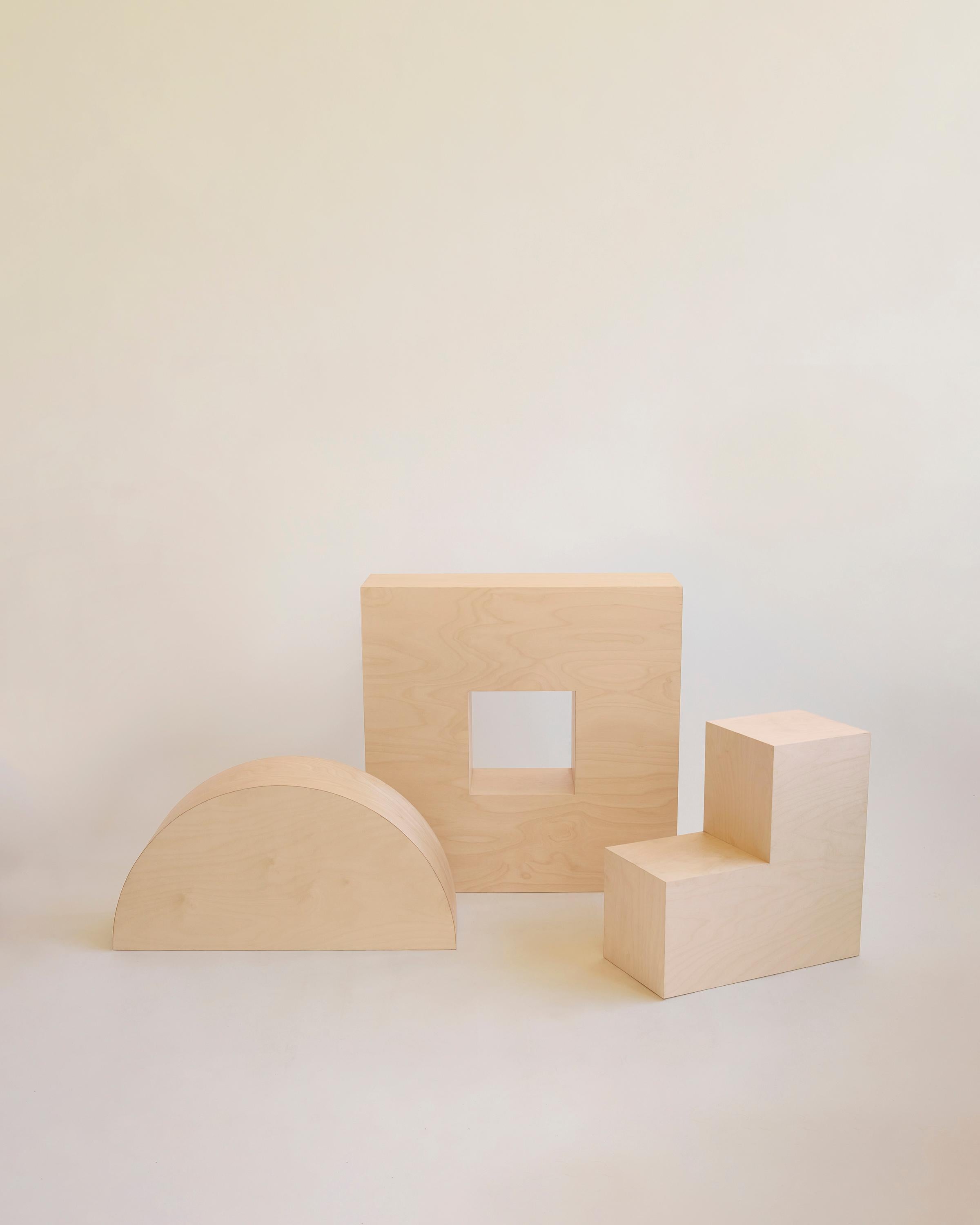 Contemporary Grip Dept. • Modular/Customizable Birch Wood Furniture & Display Pieces For Sale