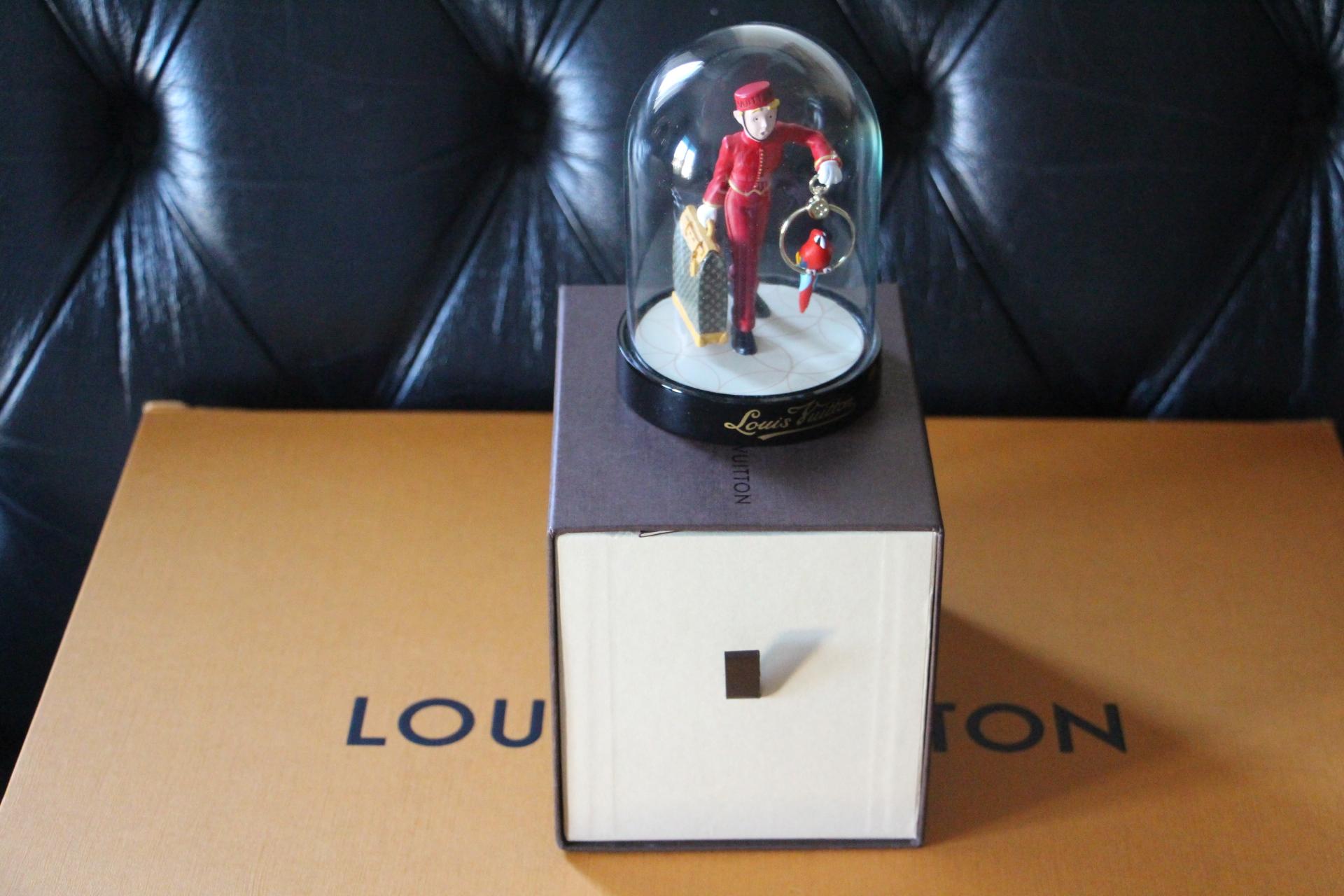 Rare limted edition of Louis Vuitton glass globe called 