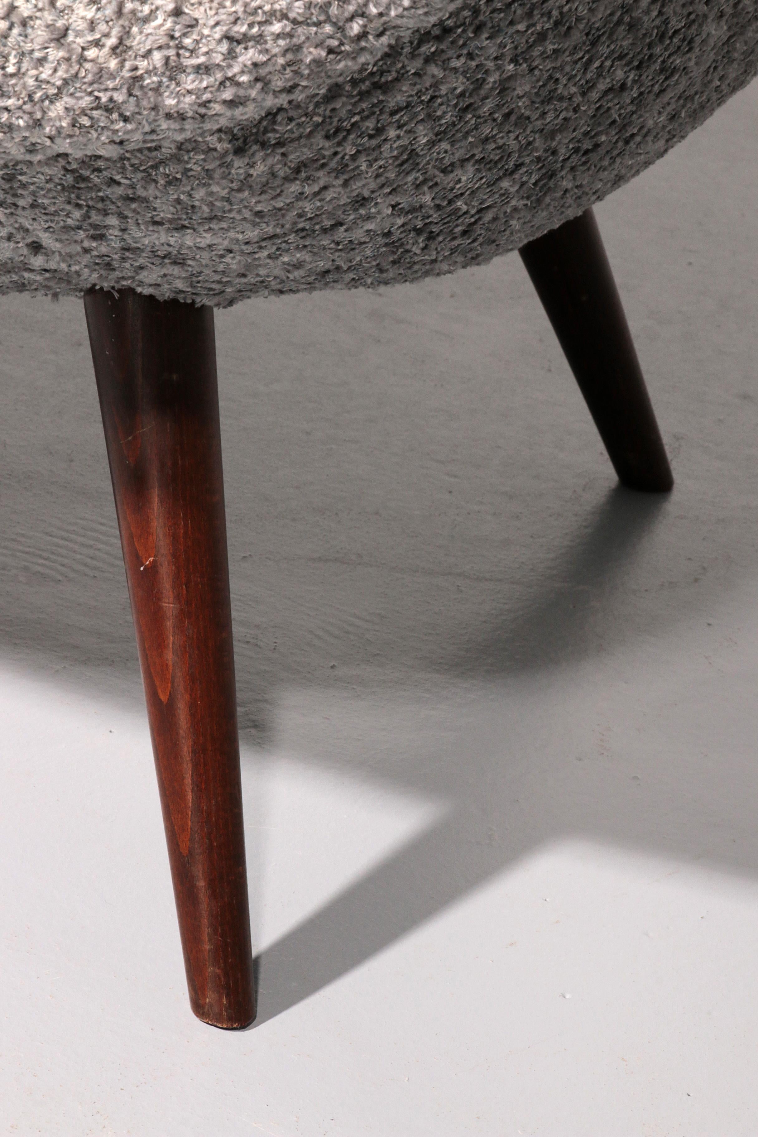 Der Gustav Bergmann Sessel aus Lippe Deutschland 1960 im Angebot 5