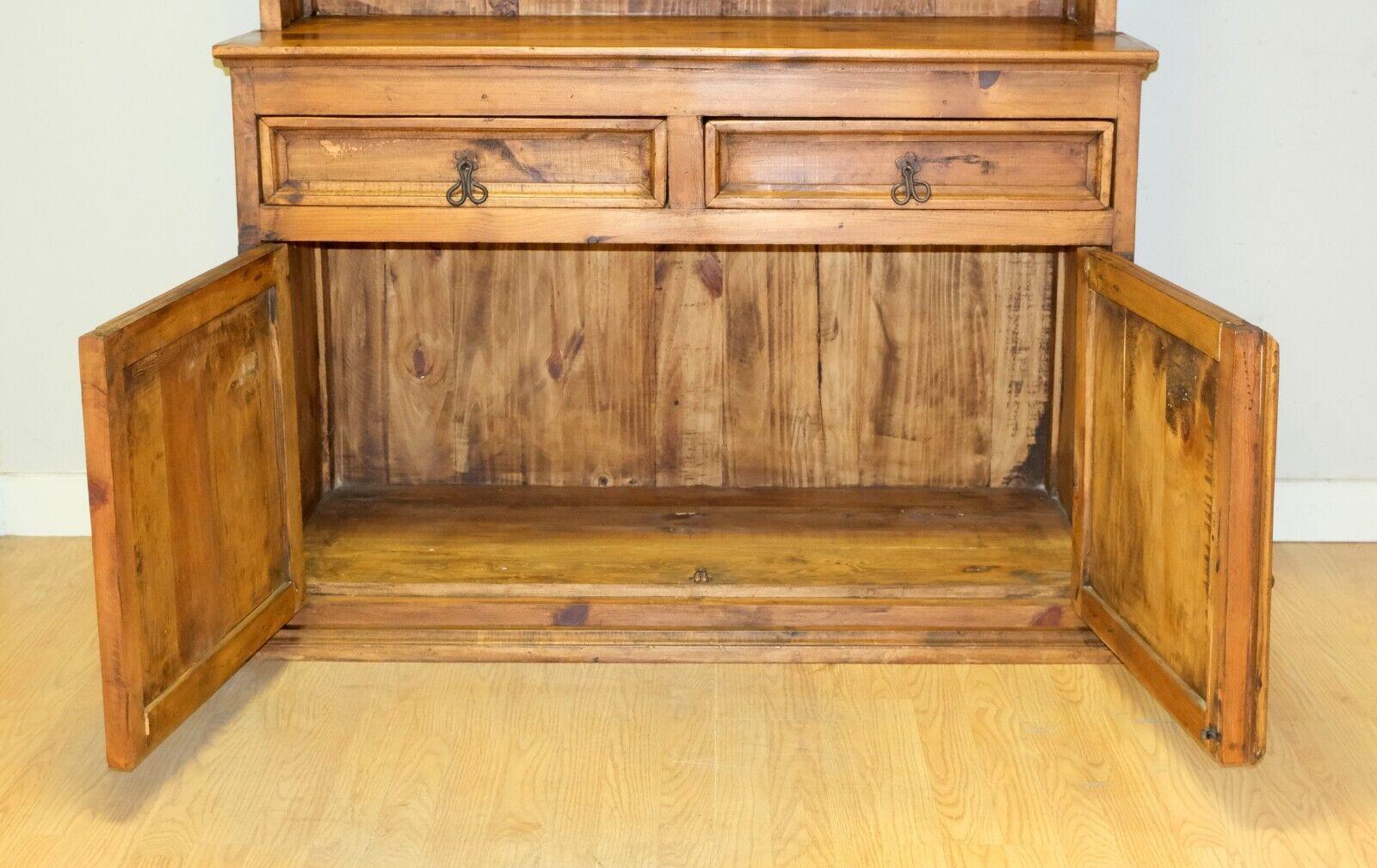 Pine THE HACIENDA COLLECTION RUSTIC PINE DRESSER WITH PAIR DRAWERS & SHELVEs For Sale